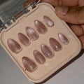 Sparkle Blush Pink Cat eye