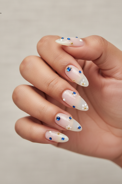 Bedazzled in Blue - Model Shot