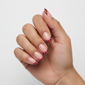 Minnie Mouse Inspired Nails on Hand Model