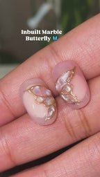 Cat-eye with in-built Marble Butterfly