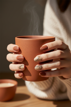 Spider Nail Art – Cooler Tones